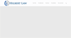 Desktop Screenshot of hilbertlaw.com